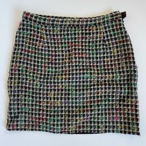 Versace 90s 00s tweed miniskirt